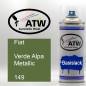 Preview: Fiat, Verde Alpa Metallic, 149: 400ml Sprühdose, von ATW Autoteile West.